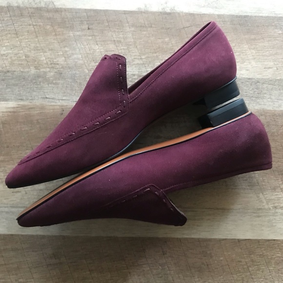 Aquatalia Burgundy Weatherproof Loafer
